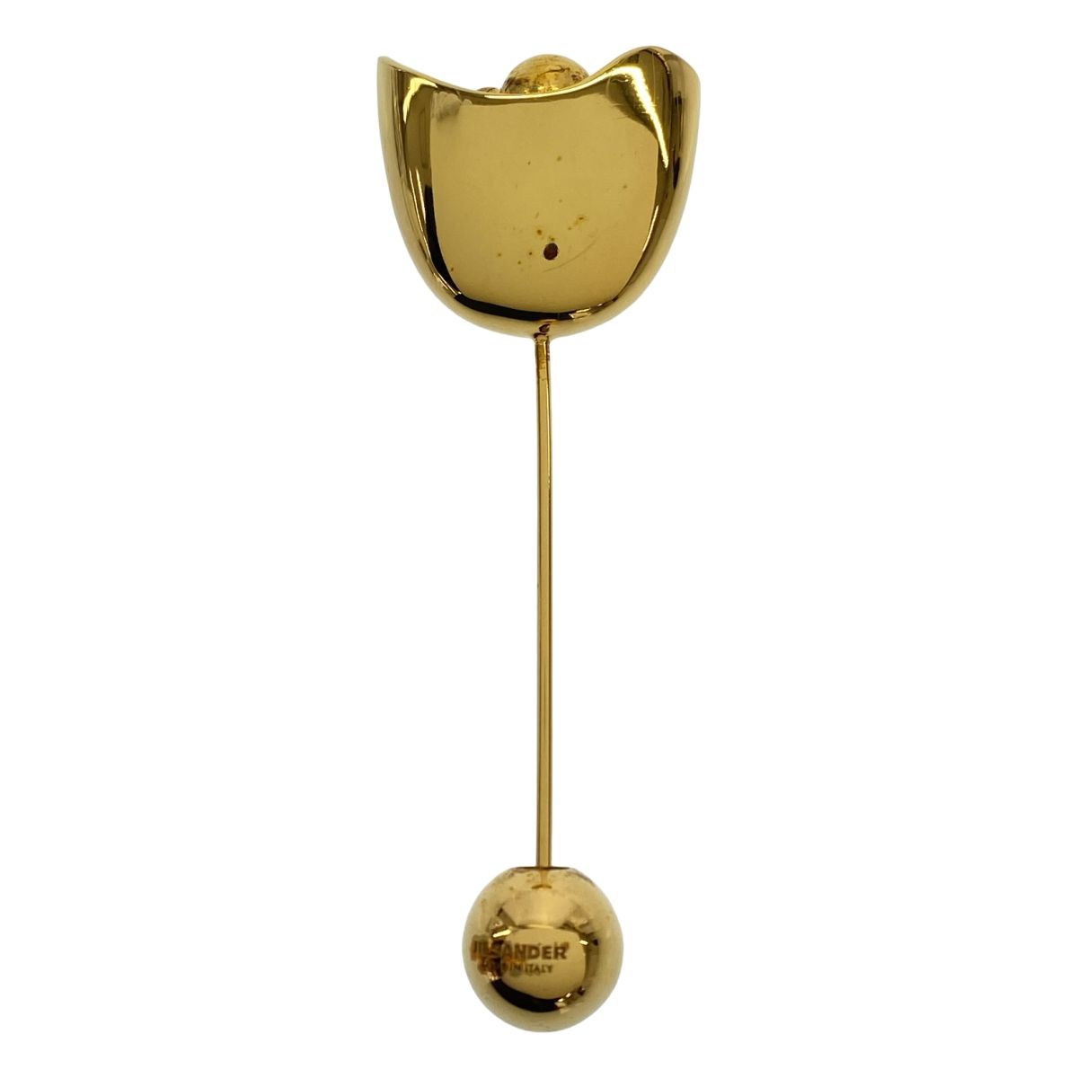 JIL SANDER ジルサンダー ブローチ ゴールド - メルカリ