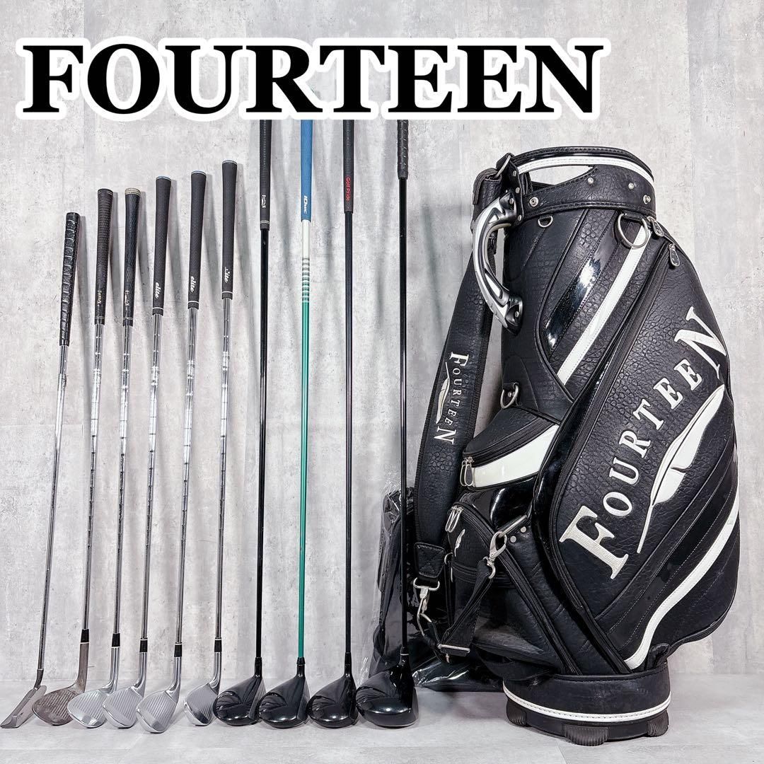 V813 FOURTEEN メンズ ゴルフ クラブ フルセット 11点 黒 男性 - メルカリ
