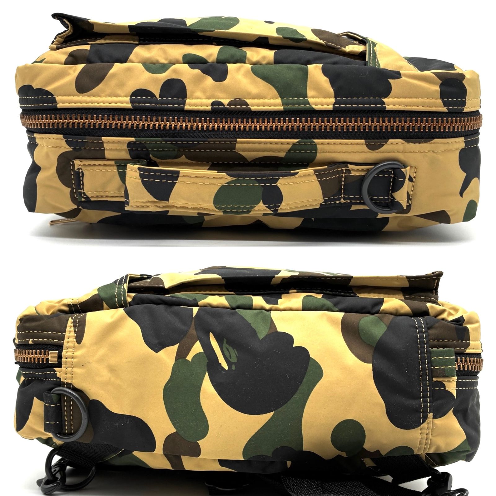 ポーター×エイプ wネームコラボ迷彩柄のナイロン製ノートPCケース