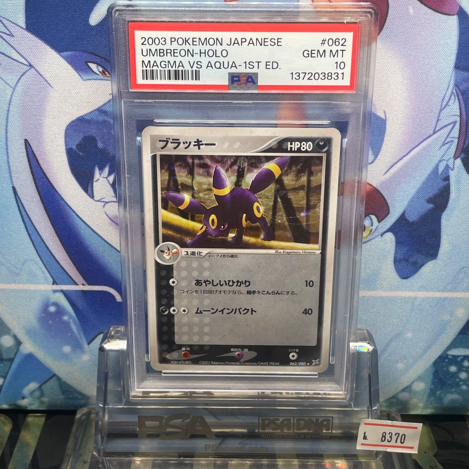 ブラッキー マグマvsアクア ふたつの野望 psa10 1st 1ed ブラッキー