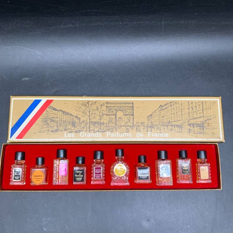 T304 LES grands PARFUMS DE FRANCE ミニチュア香水セット ミニボトル