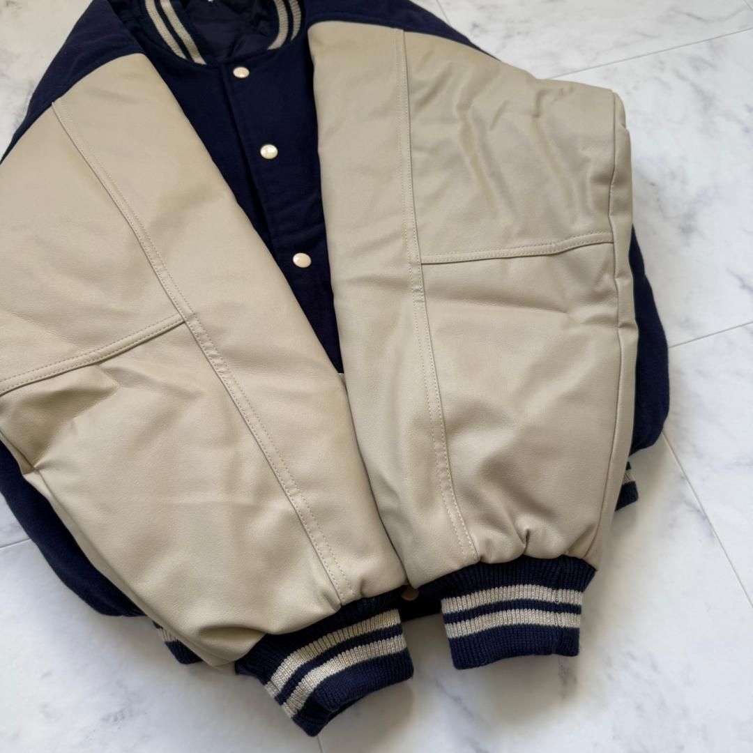 SUNTORY BOSS ボスジャン 本革スタジアムジャンパー レザー 2024