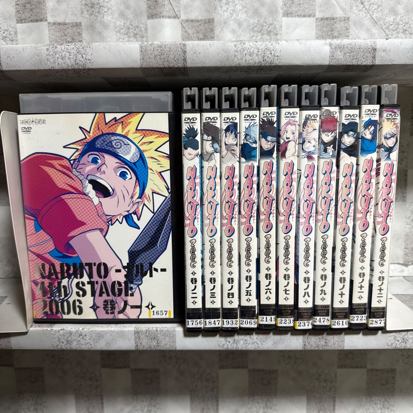 NARUTO -ナルト-4th STAGE2006 DVD 1-12巻 全巻セット - メルカリ