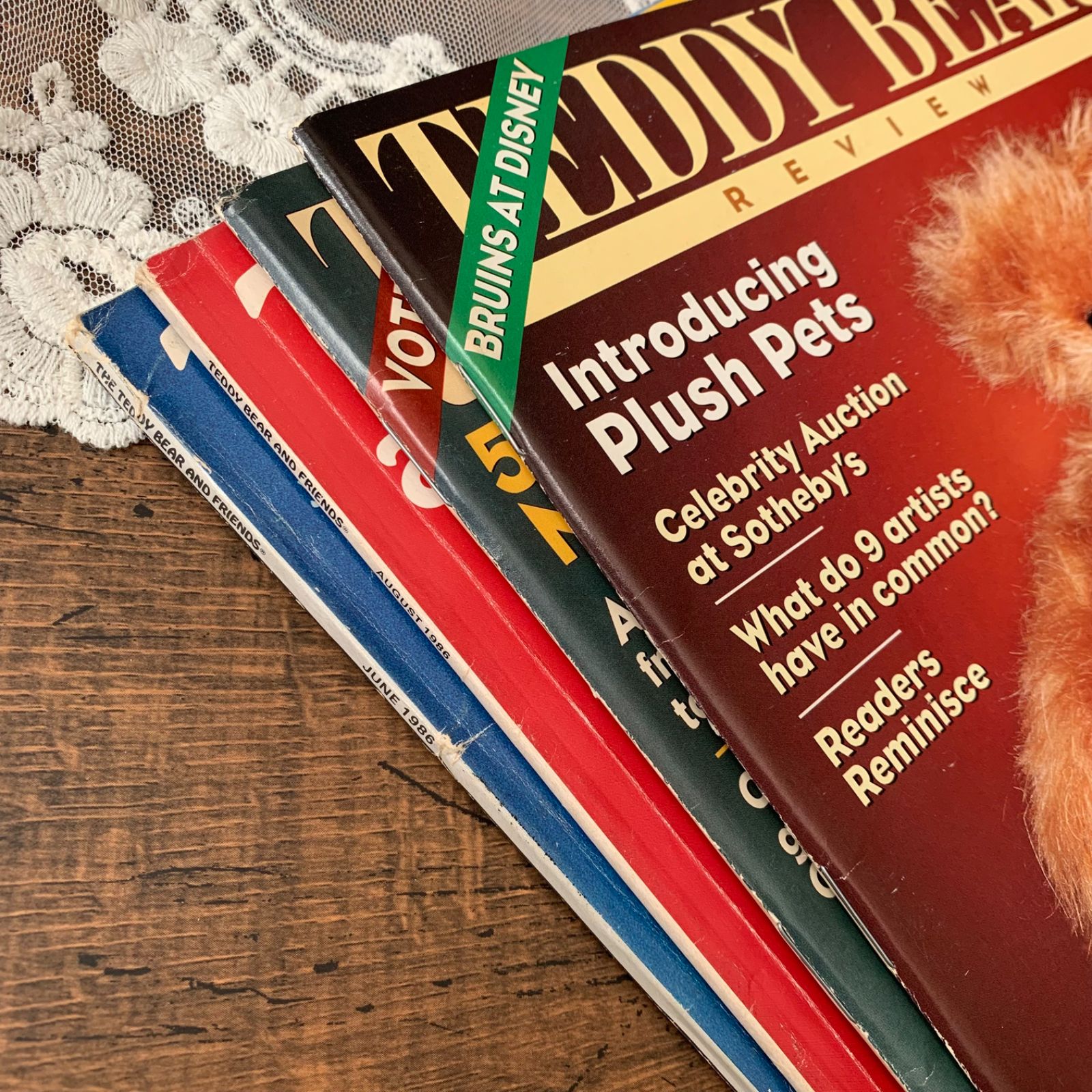 ヴィンテージ 洋書 テディベア 雑誌 4冊セット 広告 イラスト満載