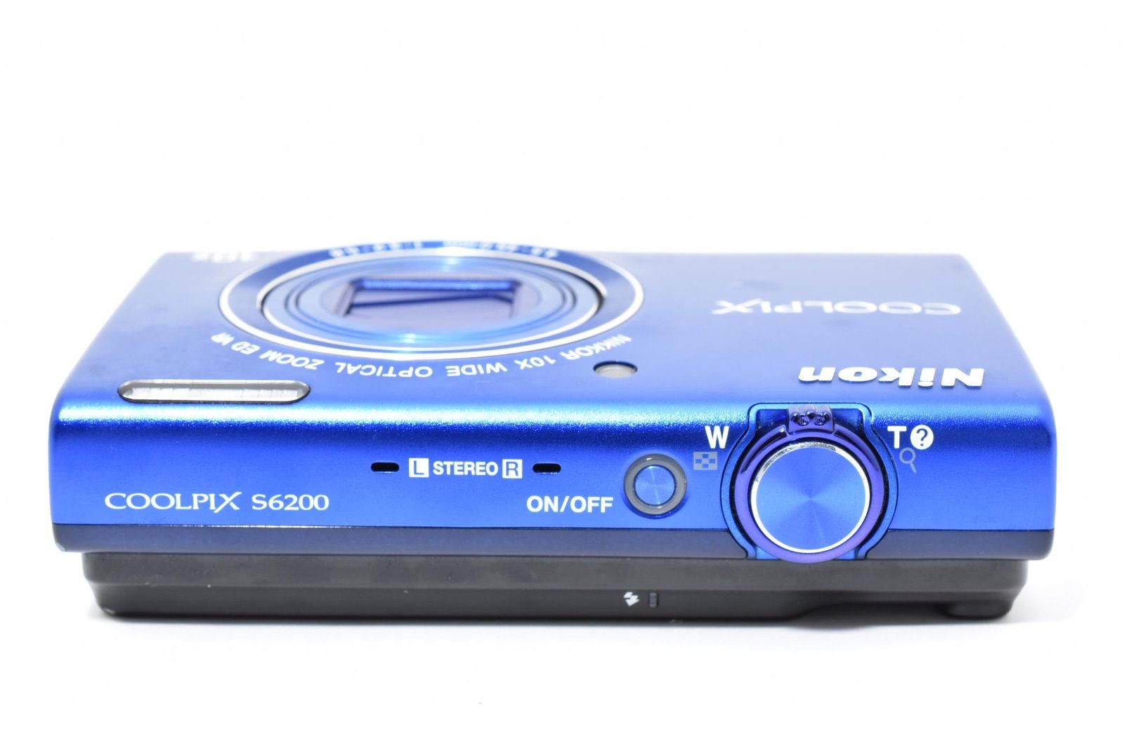 美品】【スマホ転送OK】ニコン NIKON COOLPIX S6200 ブルー Amazon.com