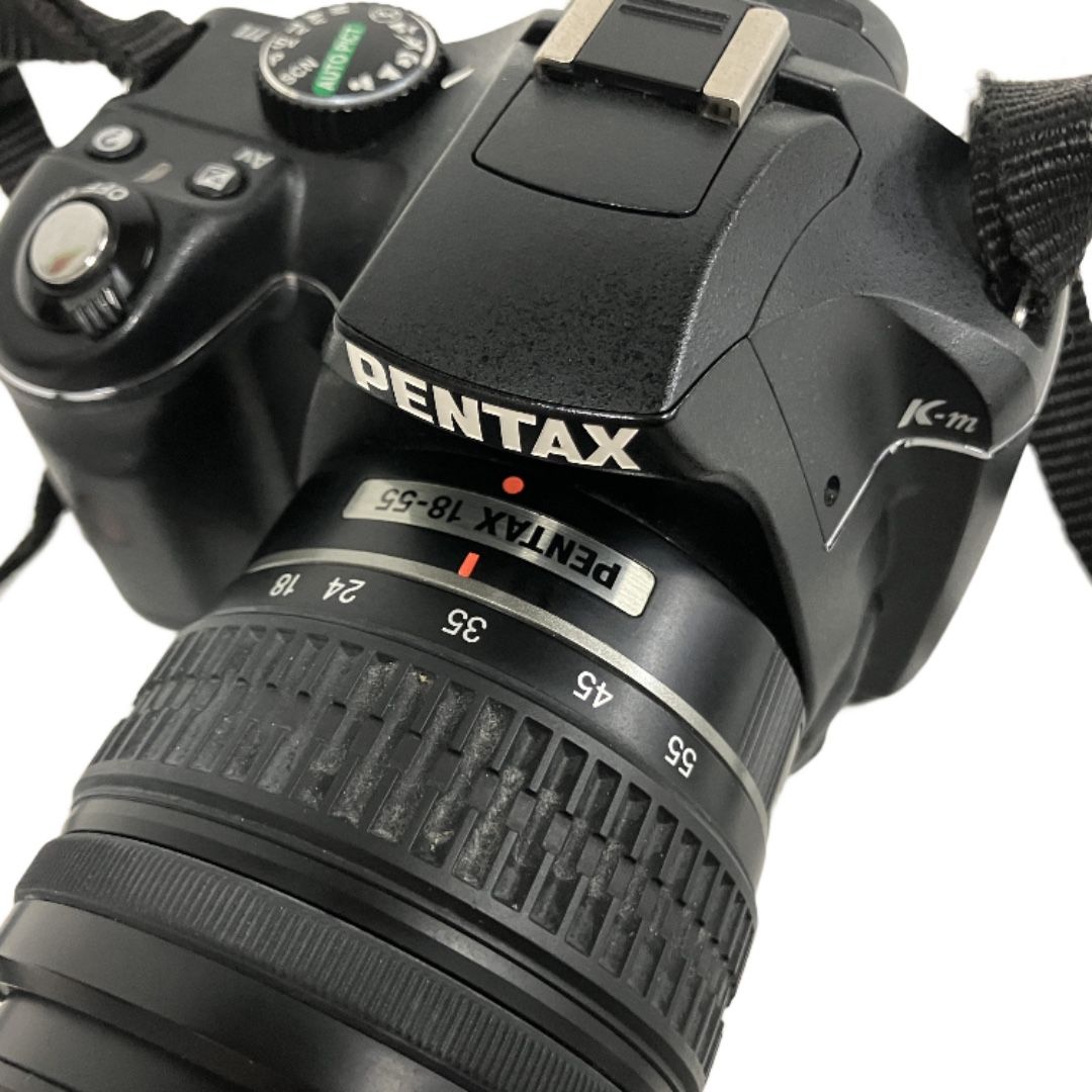PENTAX K-m デジタルカメラ 18-55mmレンズ付き ジャンク品 PENTAX K-m