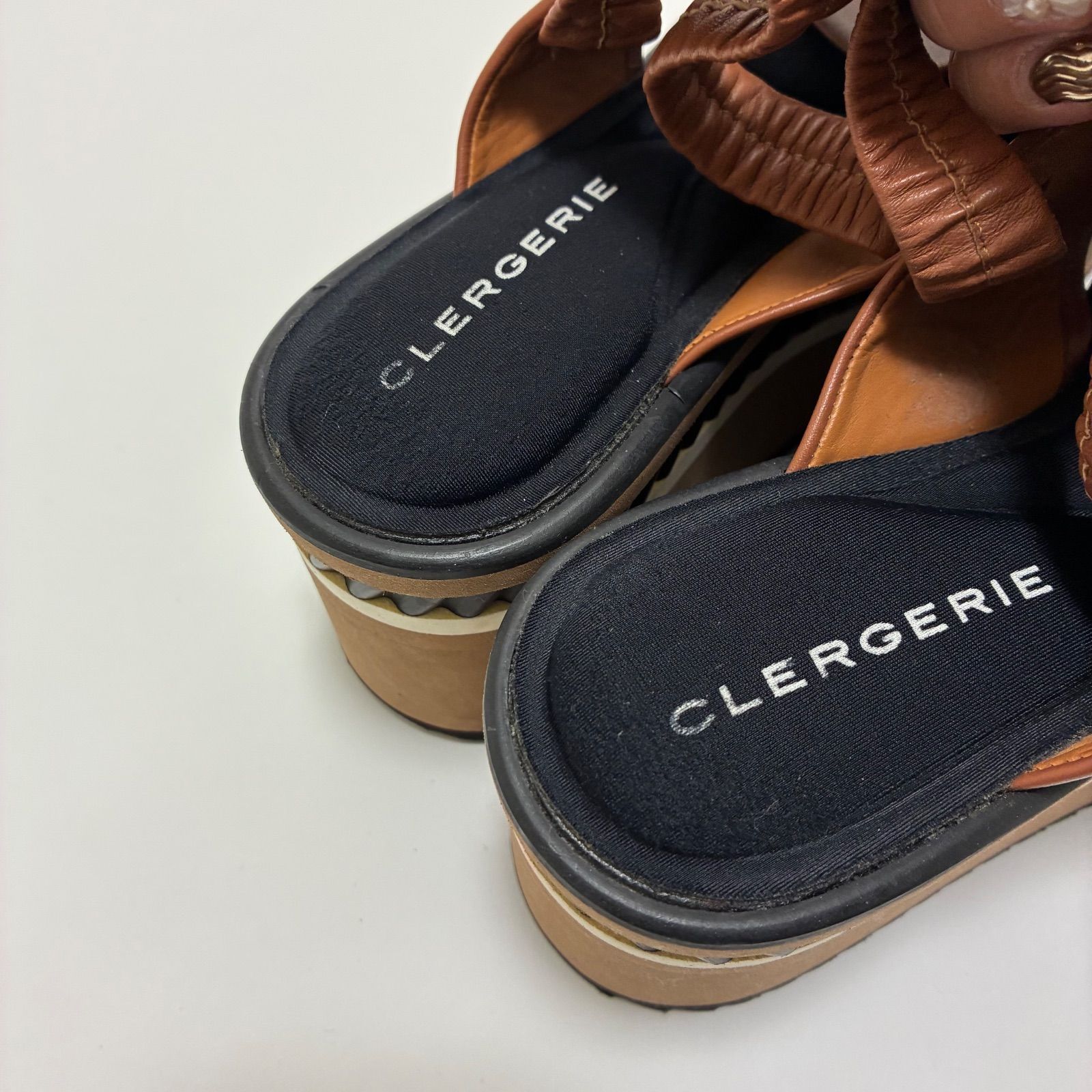 CLERGERIE プラットフォームサンダル 36 CLERGERIE プラットフォーム