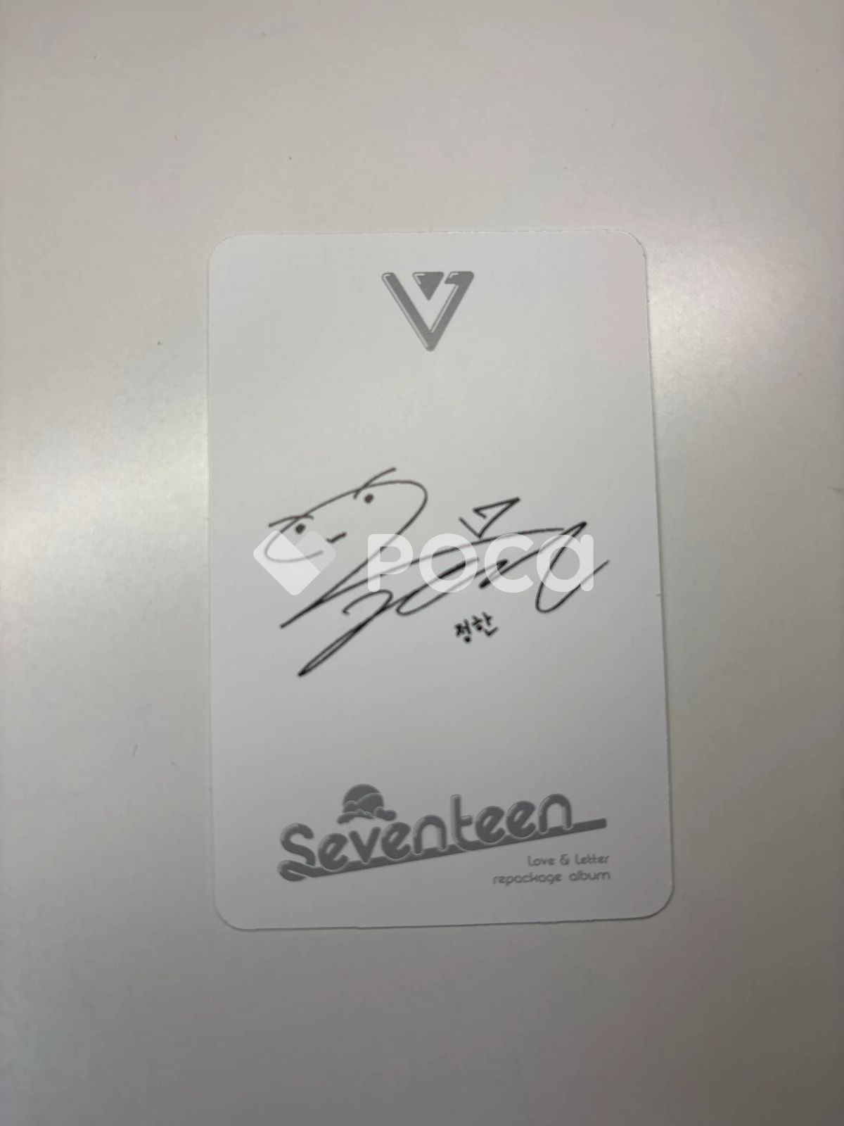 SEVENTEEN love&letter ジョンハン 直筆サイン入りCD Seventeen