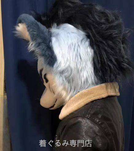 るるもか 在庫あり 犬 狼 ケモノ 着ぐるみ マスク コスプレ 犬 狼