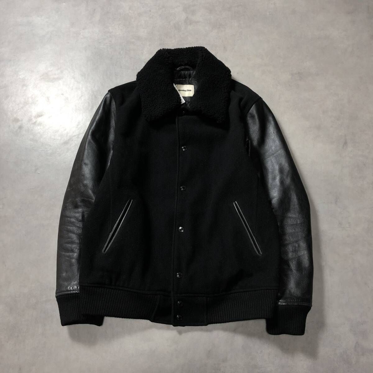 monkey time スタジャン 黒 サイズXL monkey time スタジャン 黒 サイズXL