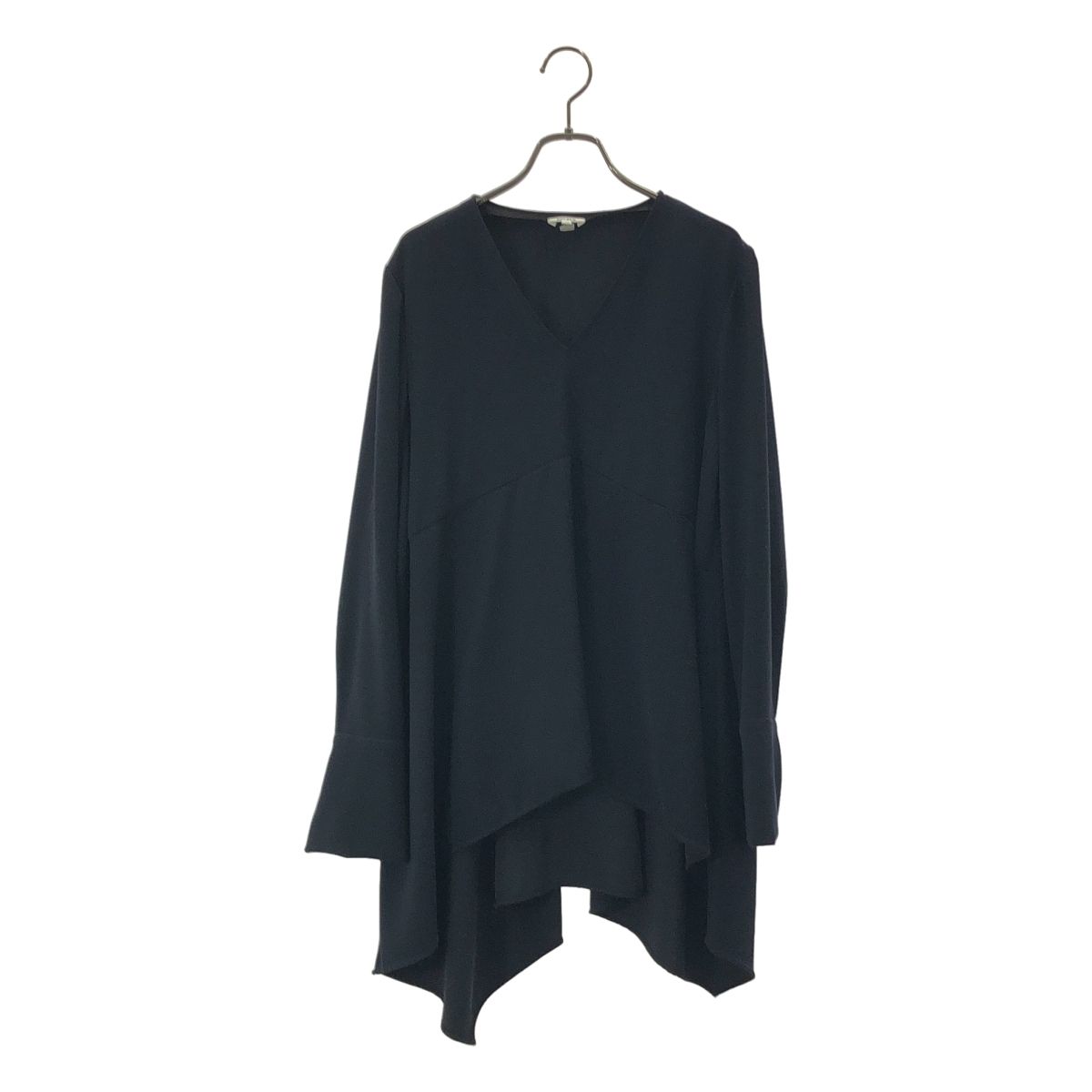 ENFOLD / エンフォルド | ダブルサテン アシンメトリーブラウス | 38