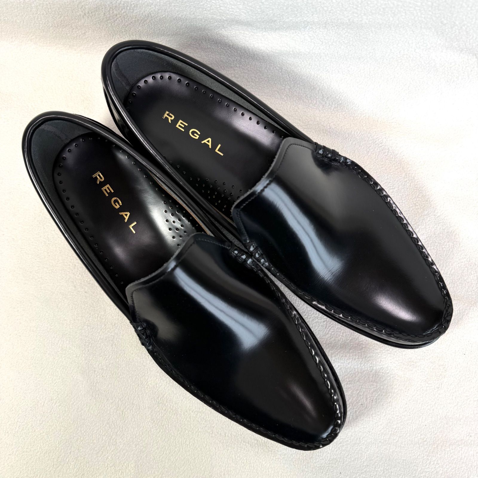 極美品・サイズ28.0✨リーガル 43VR コブラヴァンプ ガラスレザー