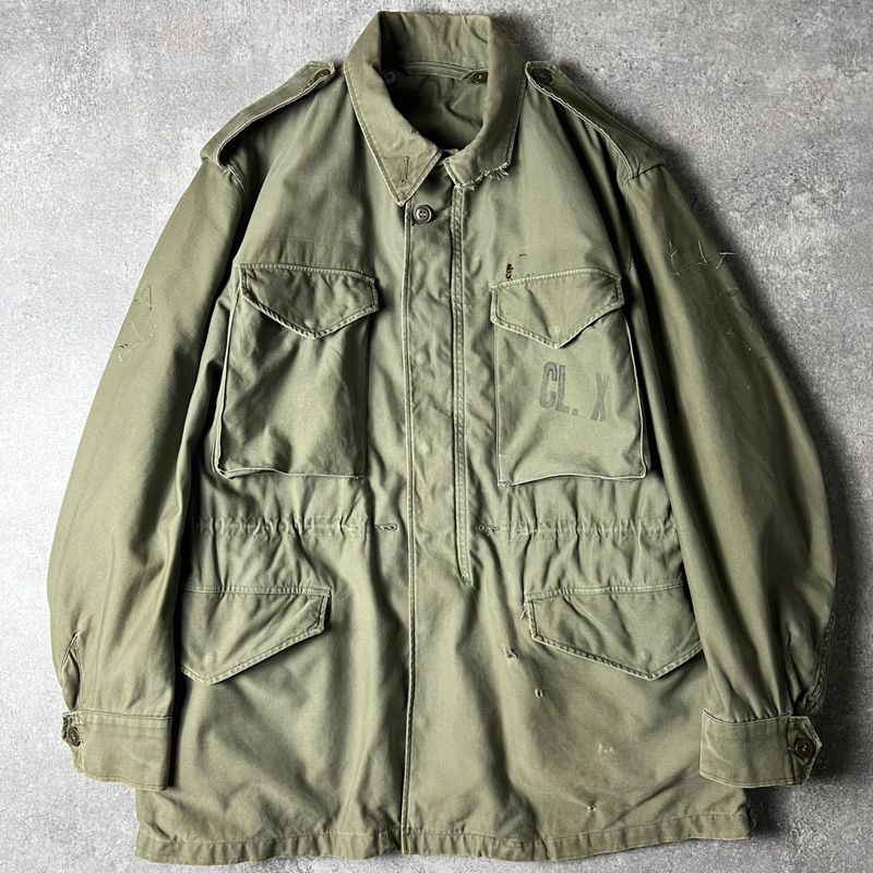 50s 57年製 US ARMY 米軍実物 M-51 フィールド ジャケット M-R