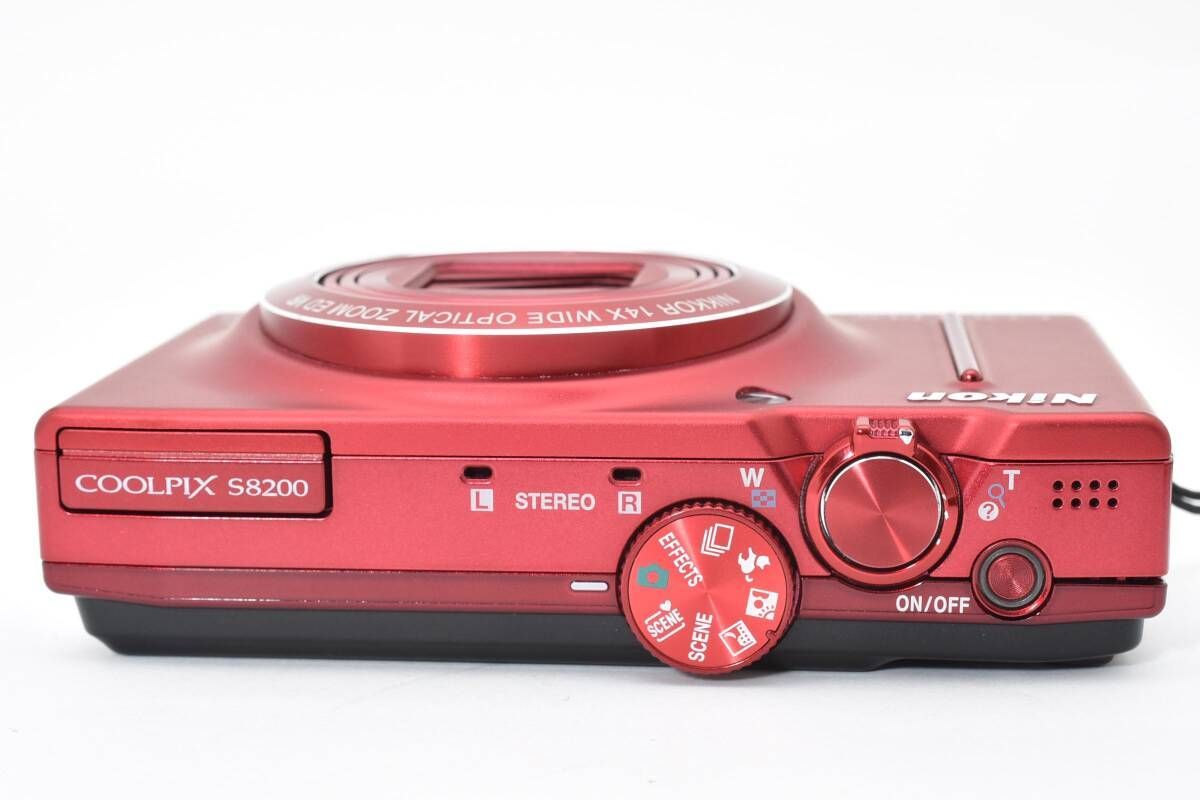 Nikon COOLPIX S8200 レッド【ジャンク】 Nikon COOLPIX S8200