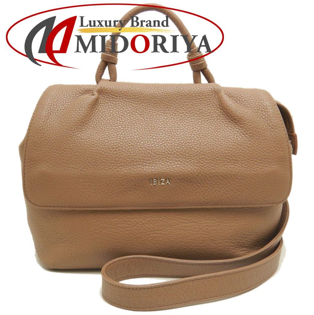 Ibiza イビザ ヘビ革 ショルダー バンドバック 2way ブラウン イビザ