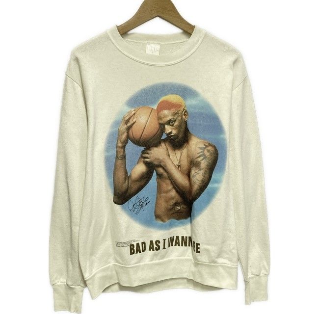 ロッドマン DELTA バスケットボール プリント トレーナー L ロッドマン