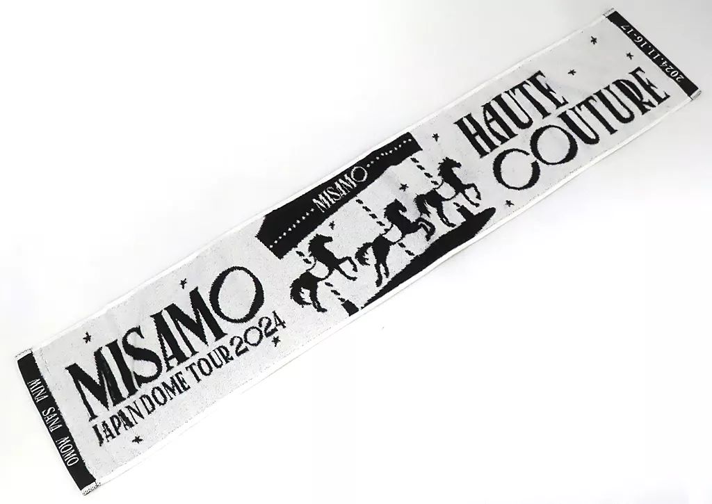 中古】タオル・手ぬぐい MISAMO マフラータオル(関西) ホワイト