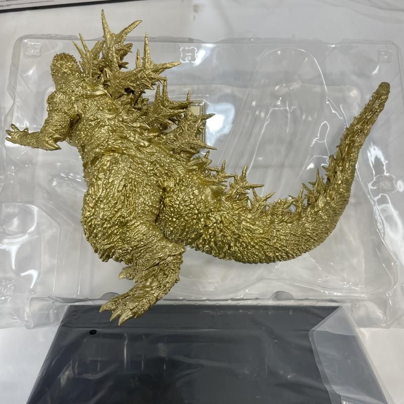 中古】開封)BANDAI 一番くじ SOFVICS ゴジラ(2023) ゴールドカラーVer