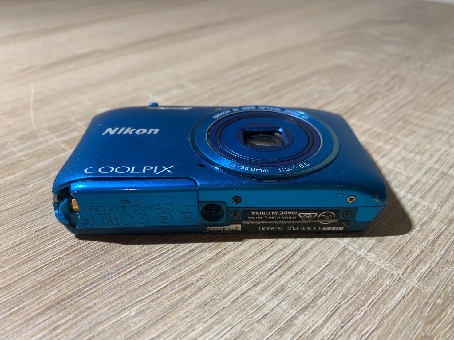 8401 Nikon COOLPIX S3600 コバルトブルー デジカメ - メルカリ