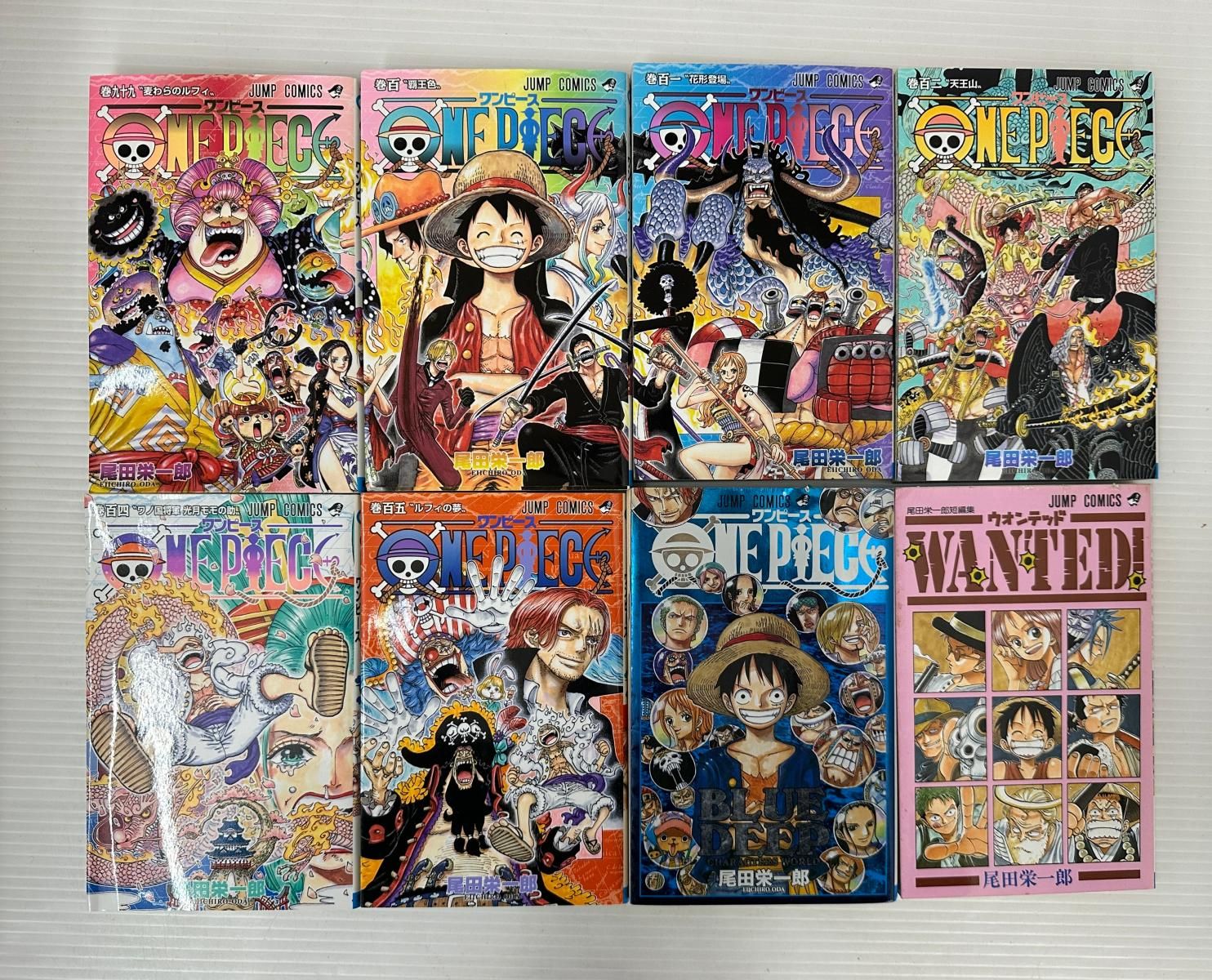 中古品】ONE PIECE ワンピース 漫画 1～105巻 被り有り、抜け有り