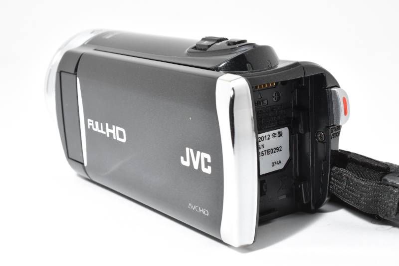実用光学美品 箱あり】JVC Everio GZ-E180 黒 ブラック ビデオカメラ