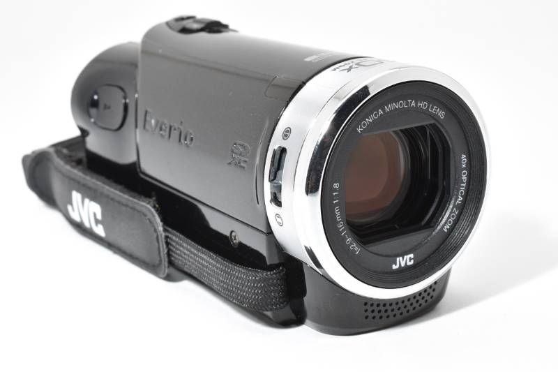 実用光学美品 箱あり】JVC Everio GZ-E180 黒 ブラック ビデオカメラ