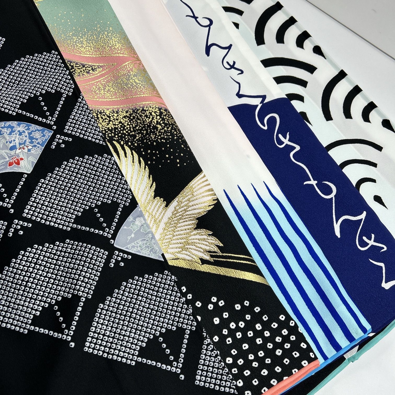 ポリエステル着物 5枚 ポリエステル 踊り用 着物まとめ売り 同梱購入