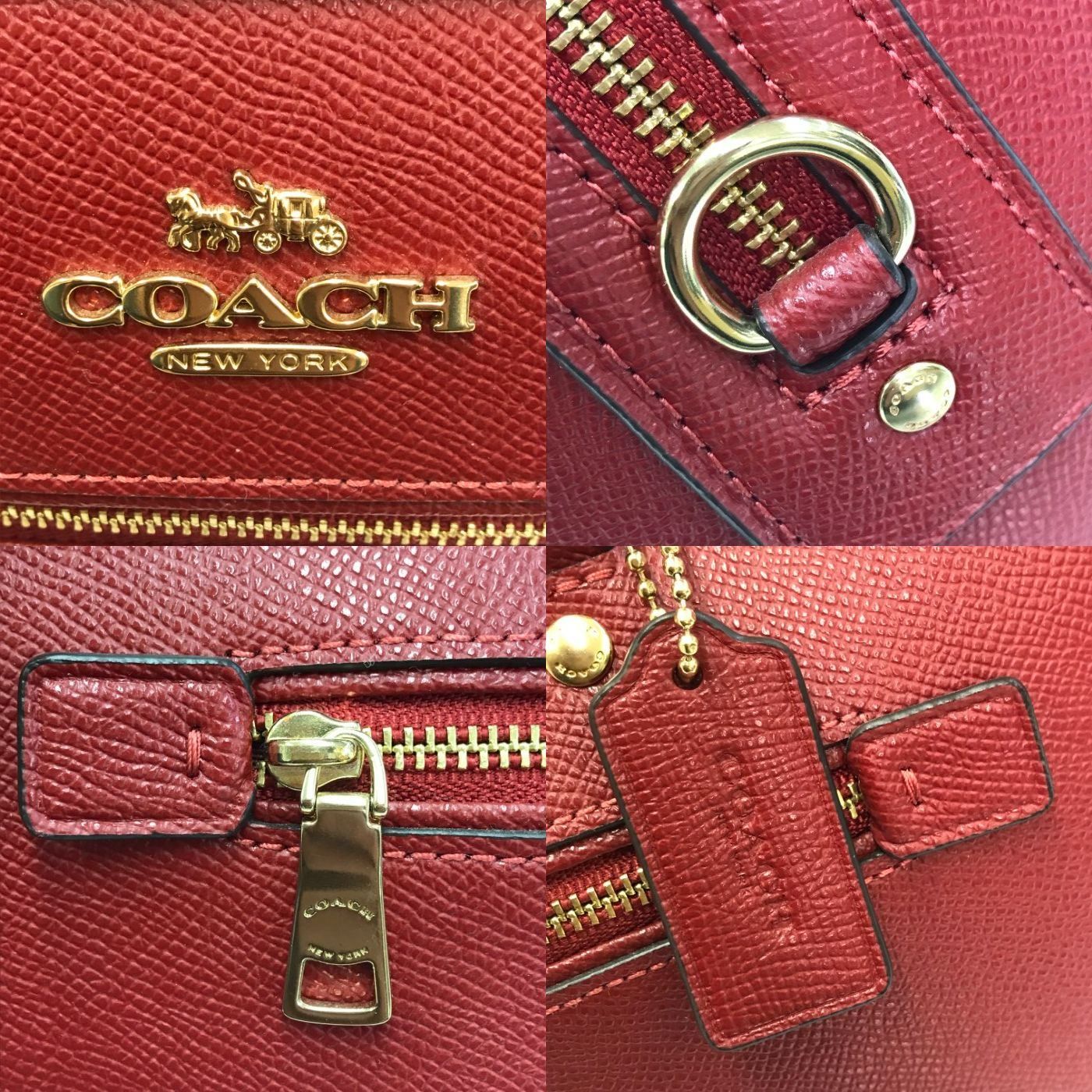 COACH コーチ ローアン サッチェル ハンドバッグ レディース レザー