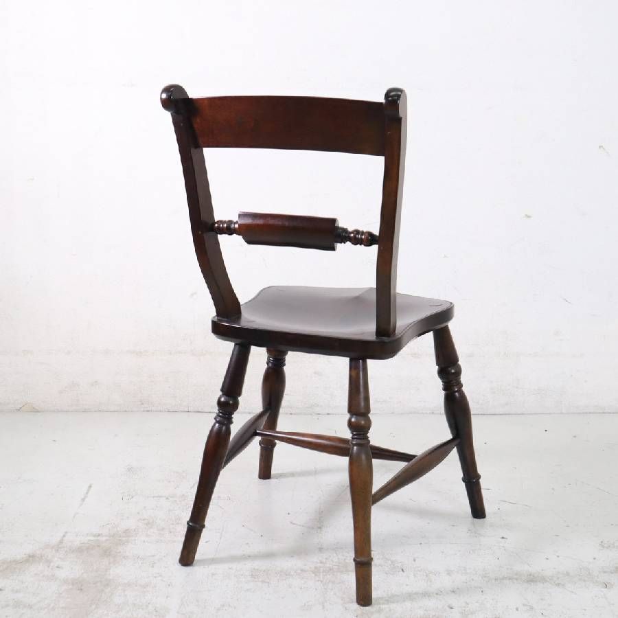 松本民芸家具 B型 ワイコムチェア 作家サイン有り ミズメザクラ 365h19