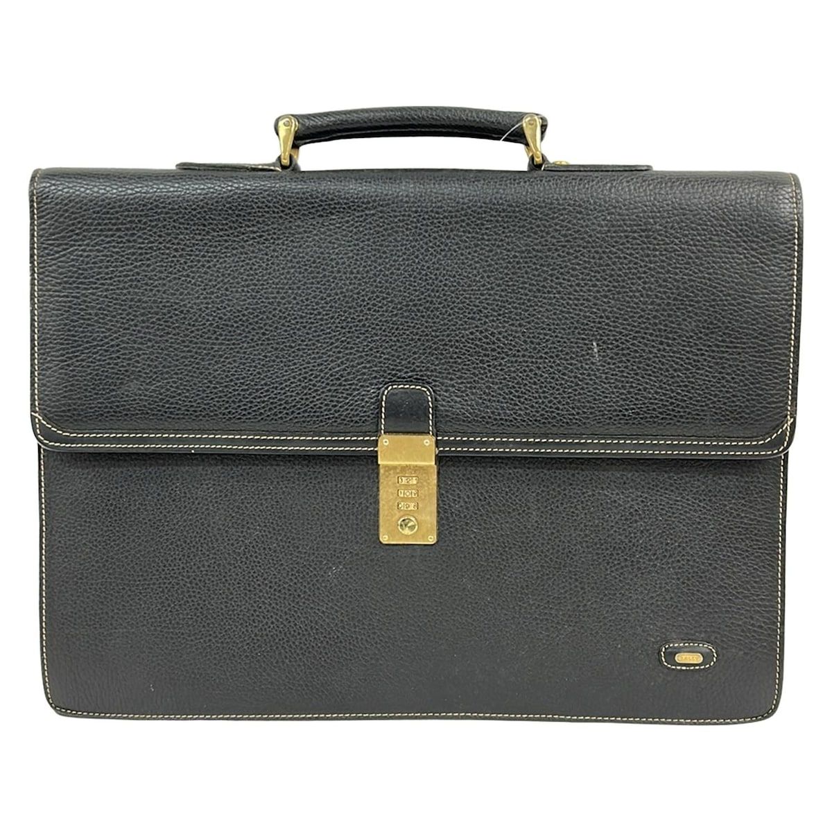 BALLY(バリー) ビジネスバッグ - 黒 本体ロックナンバー【209】 レザー