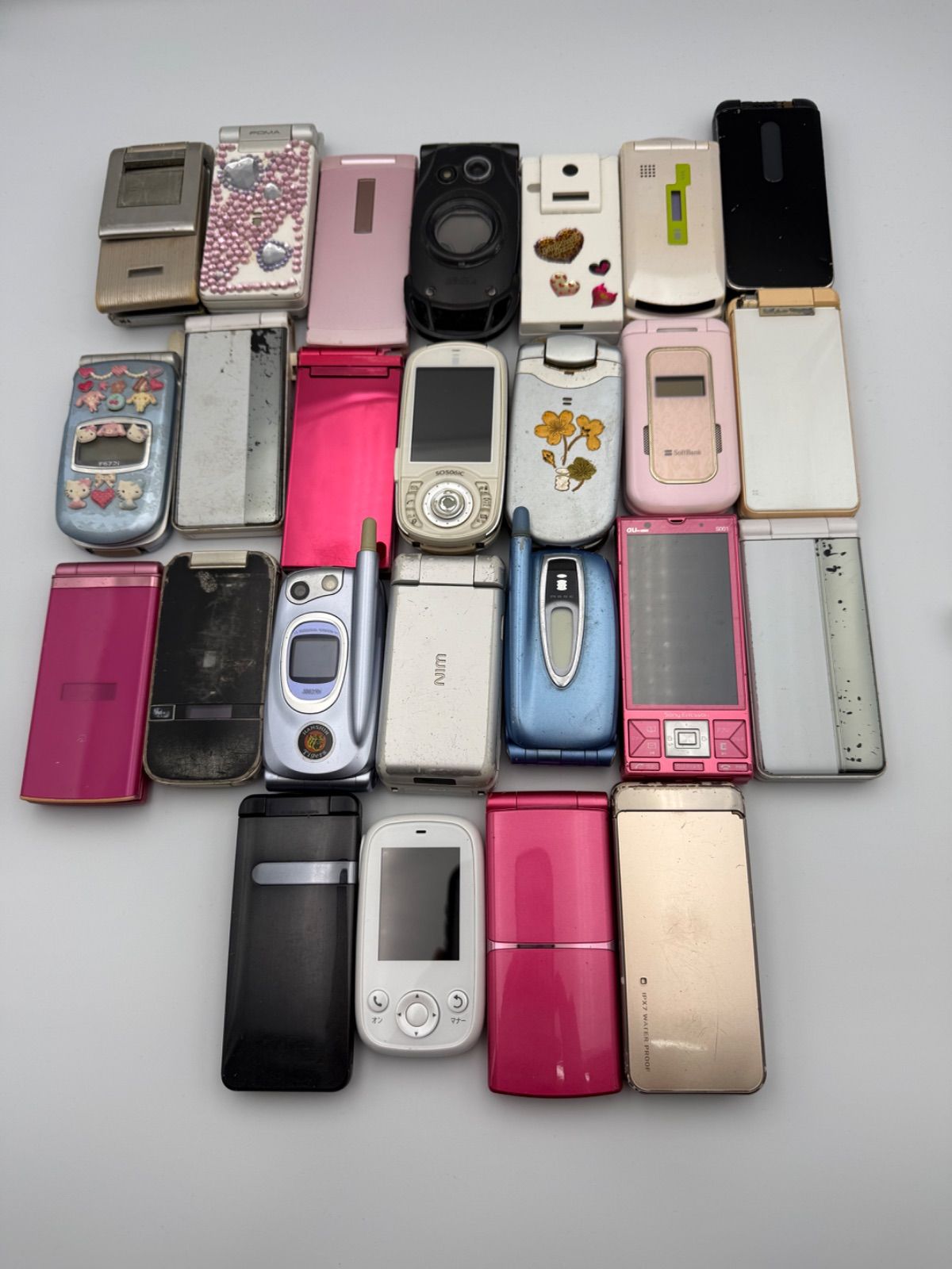 ジャンク品 部品取り 携帯電話 ガラケー 25点まとめ売り - メルカリ