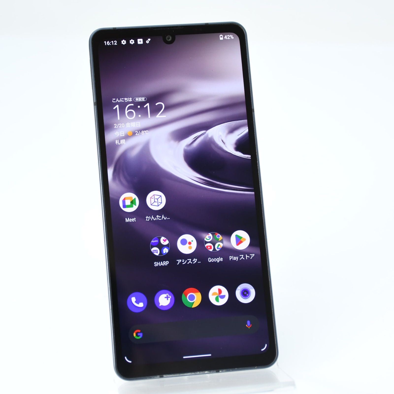 訳あり＊電池良好】au SIMフリー AQUOS sense6 SHG05 ブラック - メルカリ