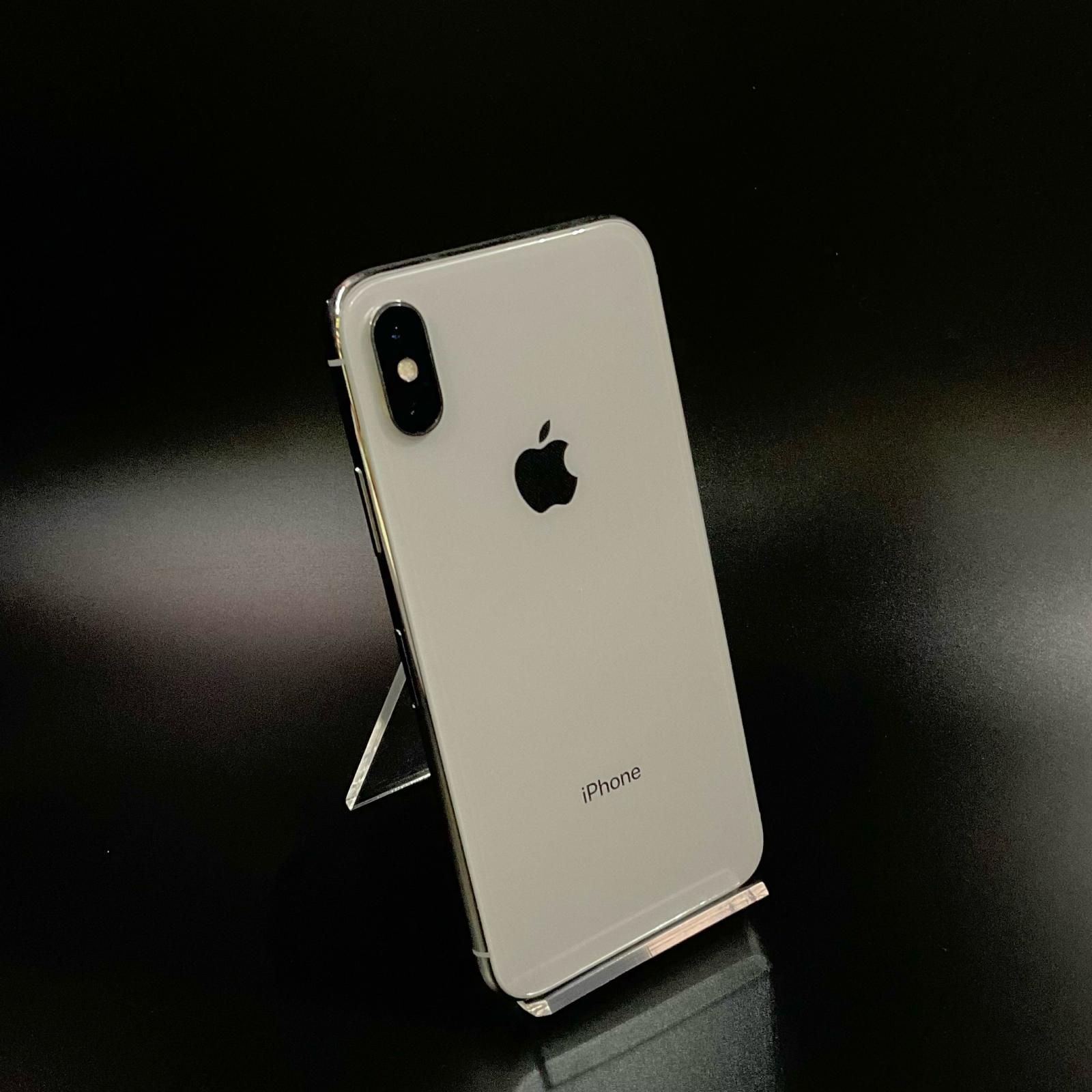 最速発送】 iPhone X 256GB シルバー docomo 白ロム【難有】 85