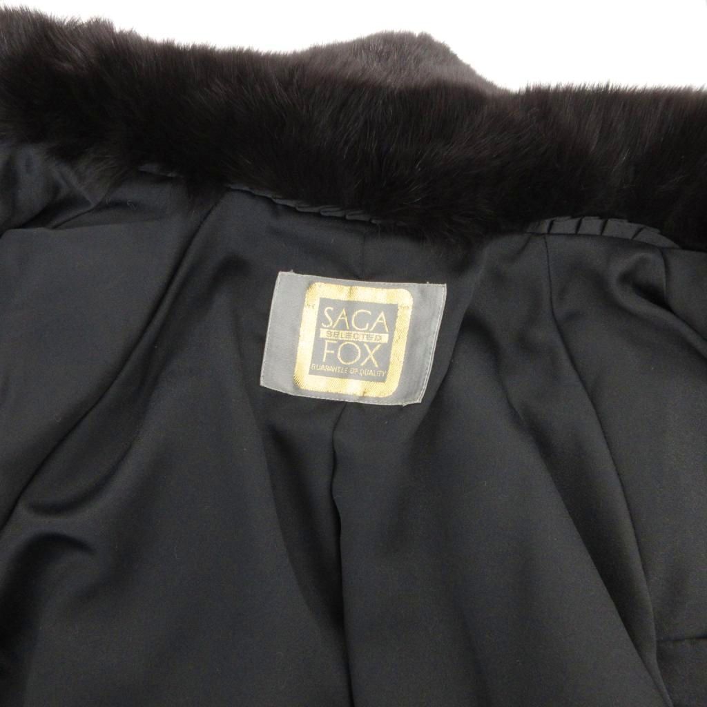 サガフォックス SAGA FOX 金サガ ファーコート 毛皮 フォックス ミドル