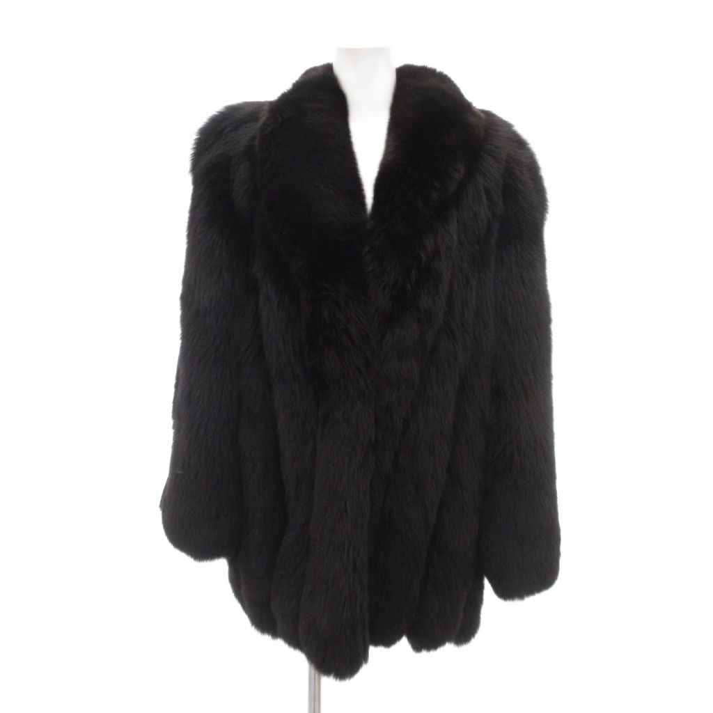 サガフォックス SAGA FOX 金サガ ファーコート 毛皮 フォックス ミドル