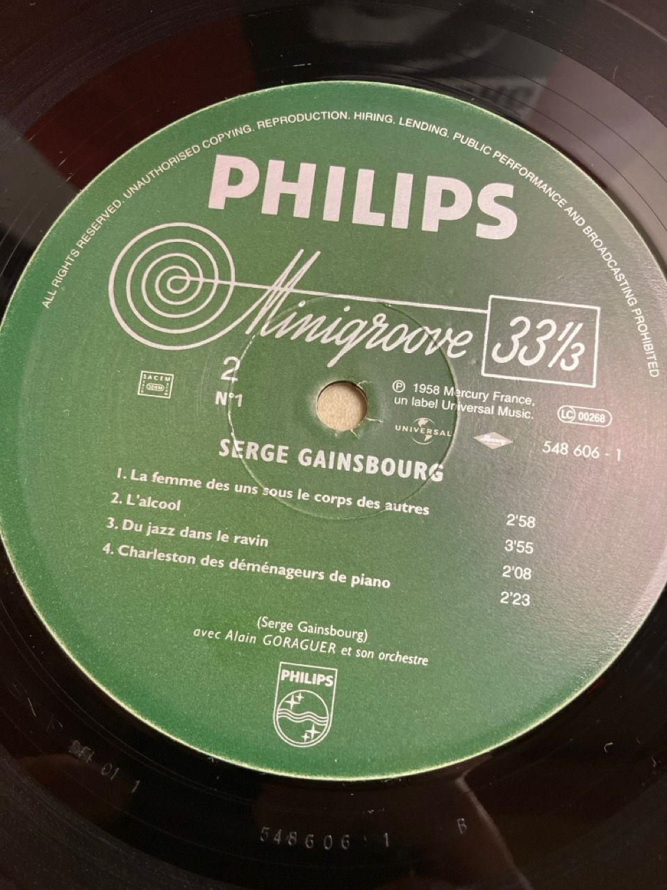 10インチ SERGE GAINSBOURG VOLUME 1 セルジュ・ゲンズブール - メルカリ