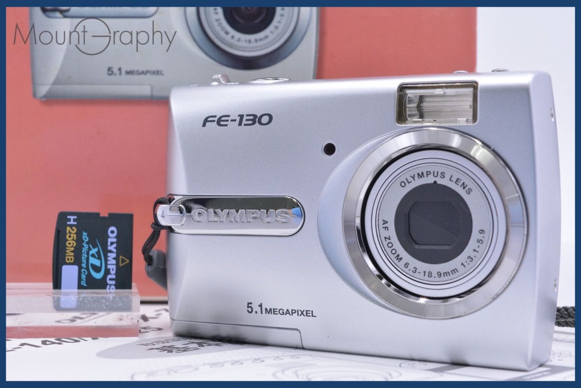 美品・動作保証】 オリンパス OLYMPUS FE-130 単三電池仕様 元箱