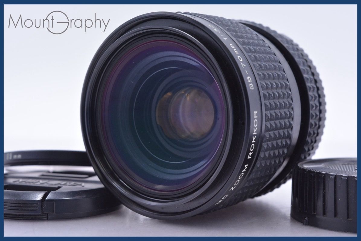 動作保証】 ミノルタ MINOLTA MD ZOOM ROKKOR 35-70mm F3.5 前後