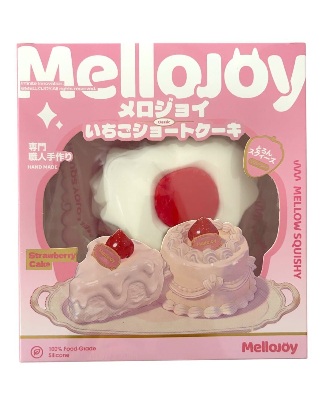 Mellojoy メロジョイ スクイーズ いちごショートケーキ スライス