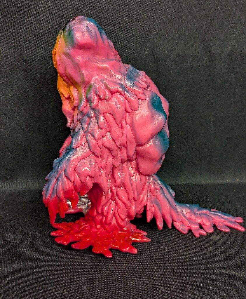 Y.MSF レトロ怪獣シリーズ ヘドラ ピンク成型/黄色/緑/赤/銀/黒塗装/黒