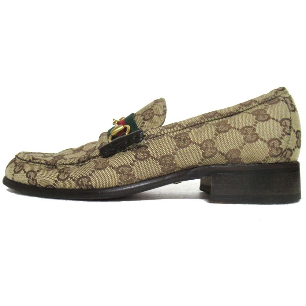 美品 GUCCI グッチ シェリーライン GGキャンバス ホースビット