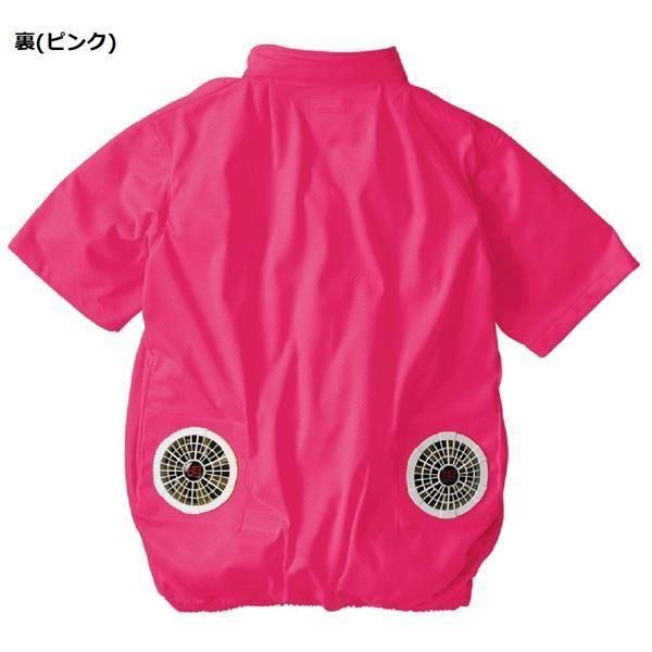 村上被服 HOOH 半袖ニットブルゾン V771 ライムイエロー サイズ：8L 服