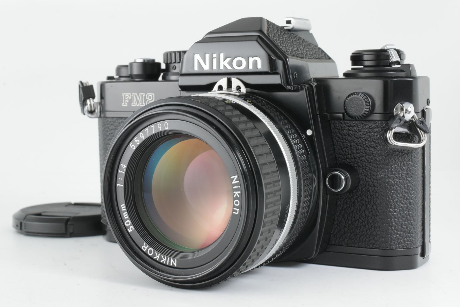 美品】Nikon FM2 SLR 35mm Film Camera Ai-s 50mm F/1.4 Lens ニコン