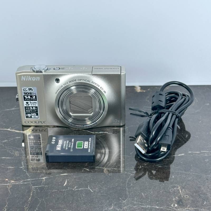 Nikon COOLPIX S8000 シャンパンシルバー コンパクトデジタルカメラ