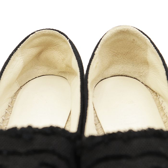 美品】CHANEL シャネル エスパドリーユ スリッポン レディース サイズ