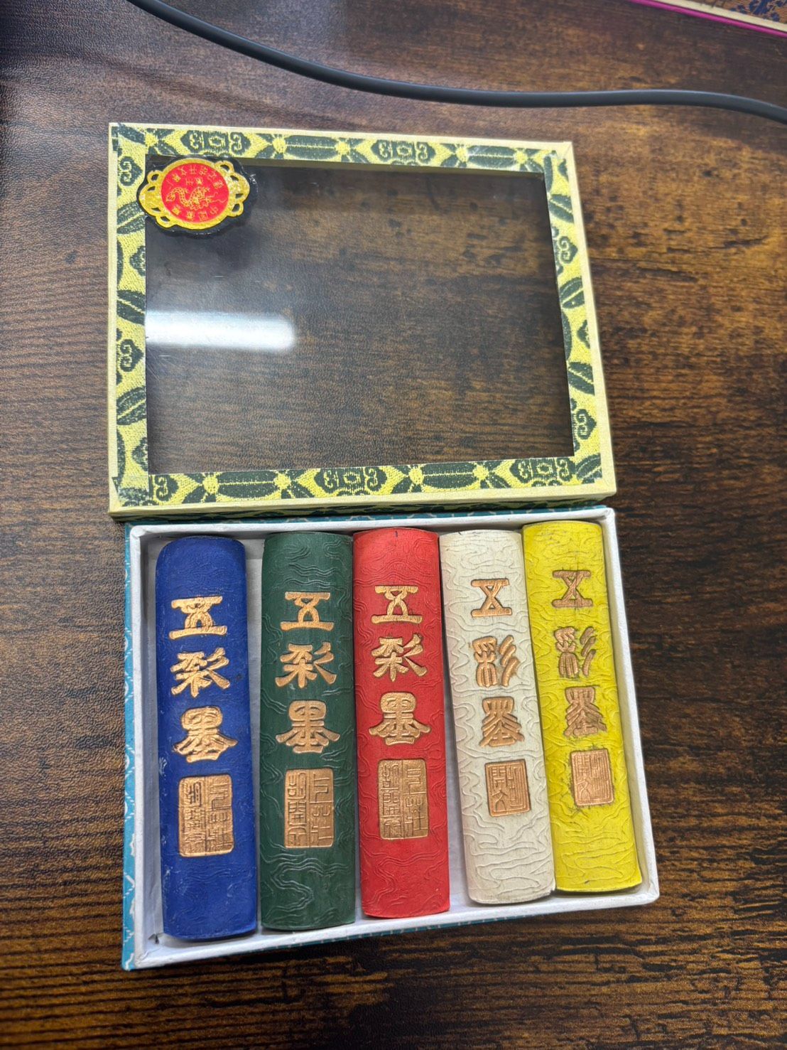 SALE】【中国書道具】彩墨セット 中国古墨 五彩墨 - メルカリ