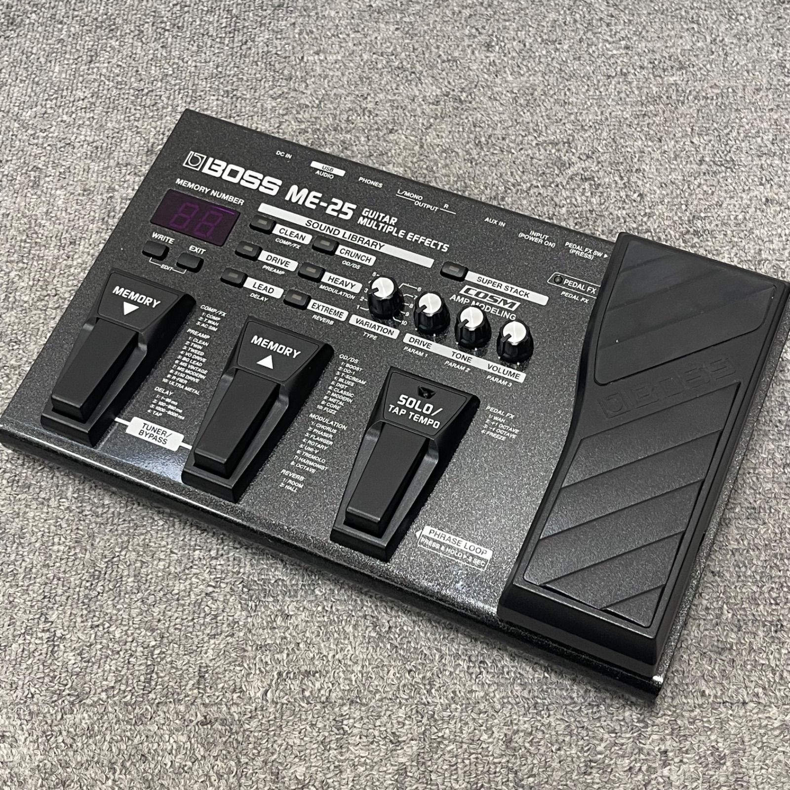 NPA】ジャンク BOSS ボス ギターマルチエフェクター ME-25 - メルカリ