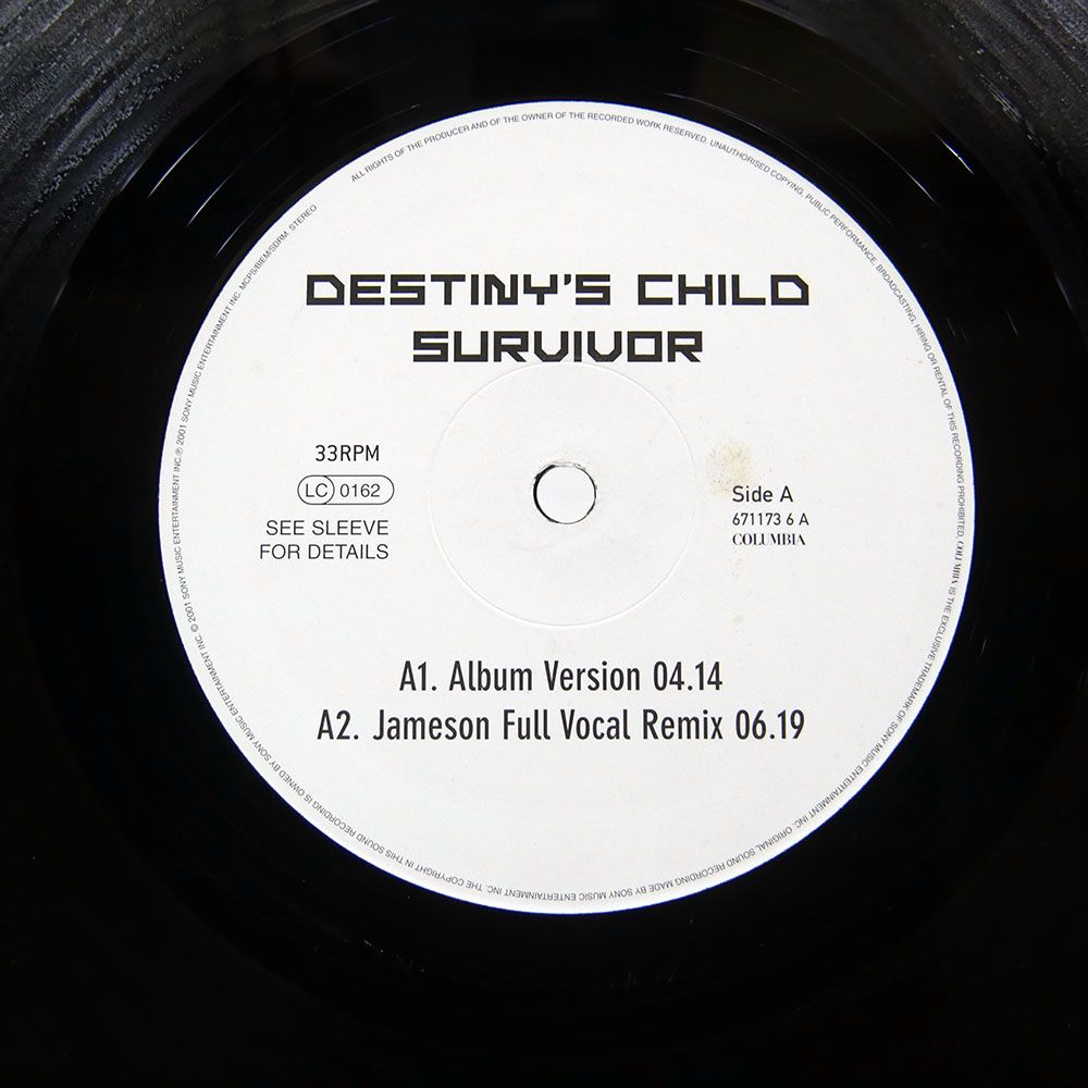 ヨーロッパ盤 DESTINY'S CHILD/SURVIVOR/COLUMBIA 6711736 12 - メルカリ
