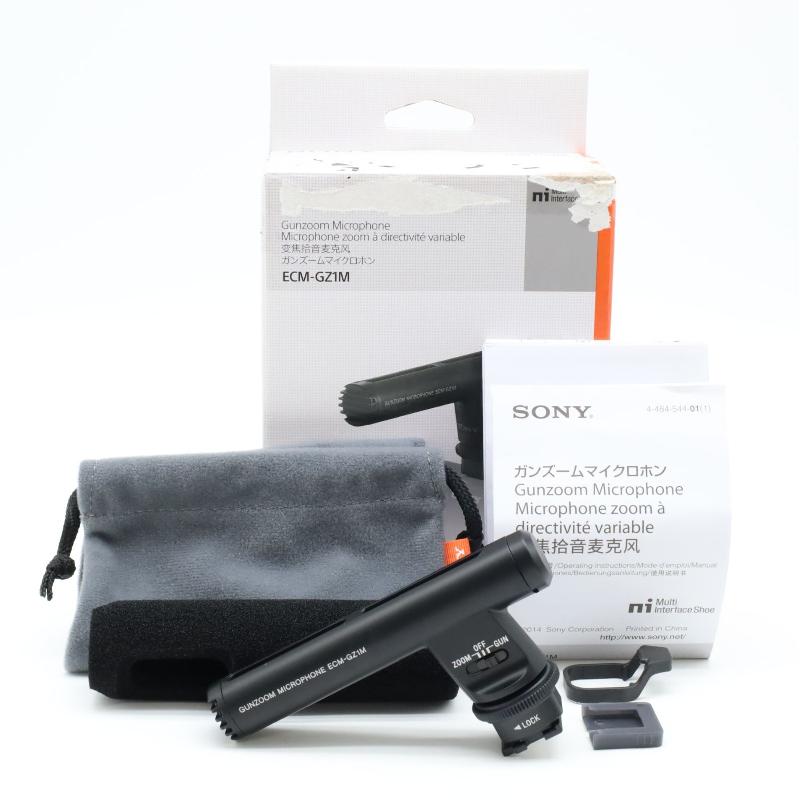 □極上品□ SONY（ソニー）ガンズームマイク ECM-GZ1M ショット