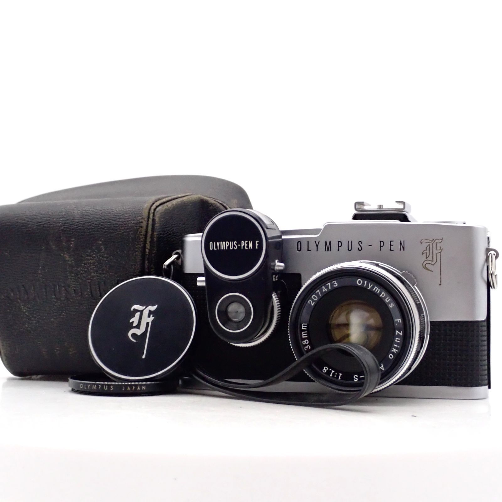 美品 OLYMPUS Pen F 一眼レフフィルムカメラ ハーフフレイム 189420 外
